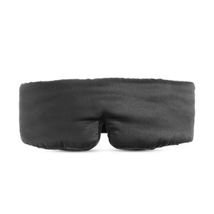 LUNYA washable silk sleep eye mask, black